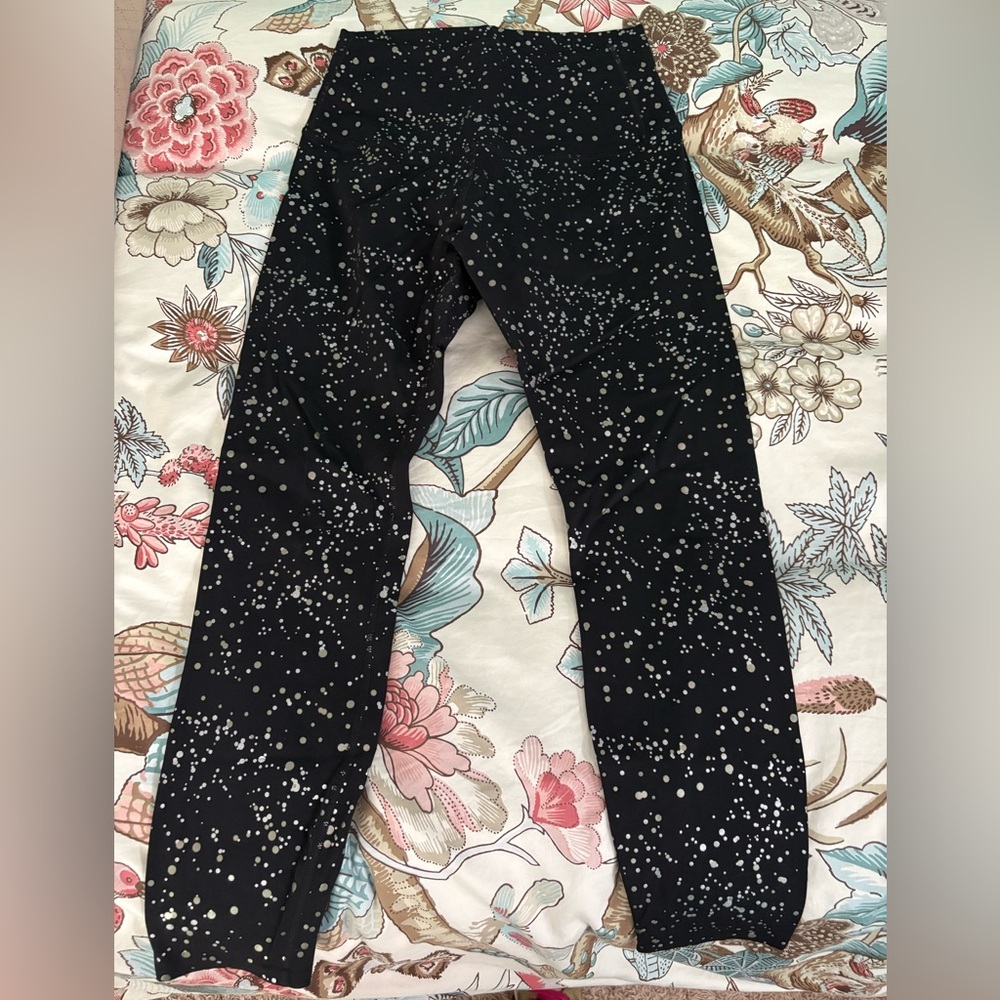 Women's Black Starry Leggings